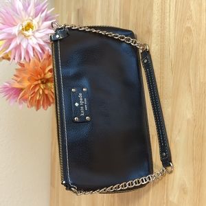 Kate Spade black leather purse